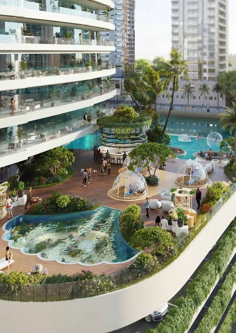 Exterior at Canal Heights in Business Bay Dubai