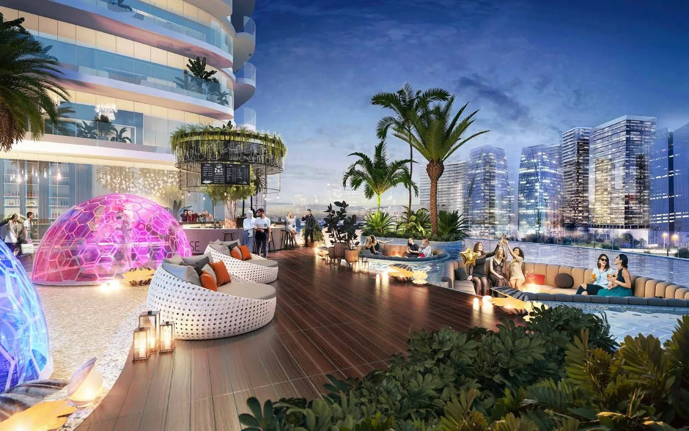 Cabanas amenity image at Canal Heights