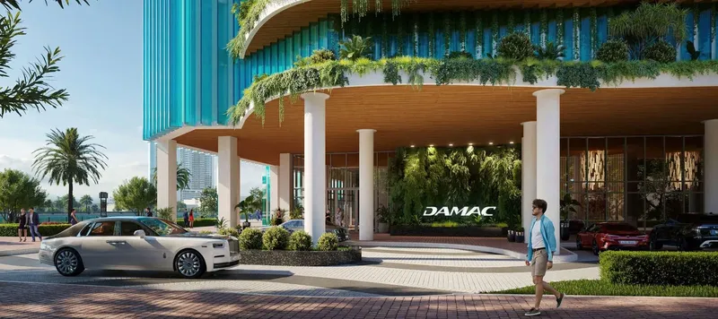 Exterior at Chic Tower in Business Bay Dubai