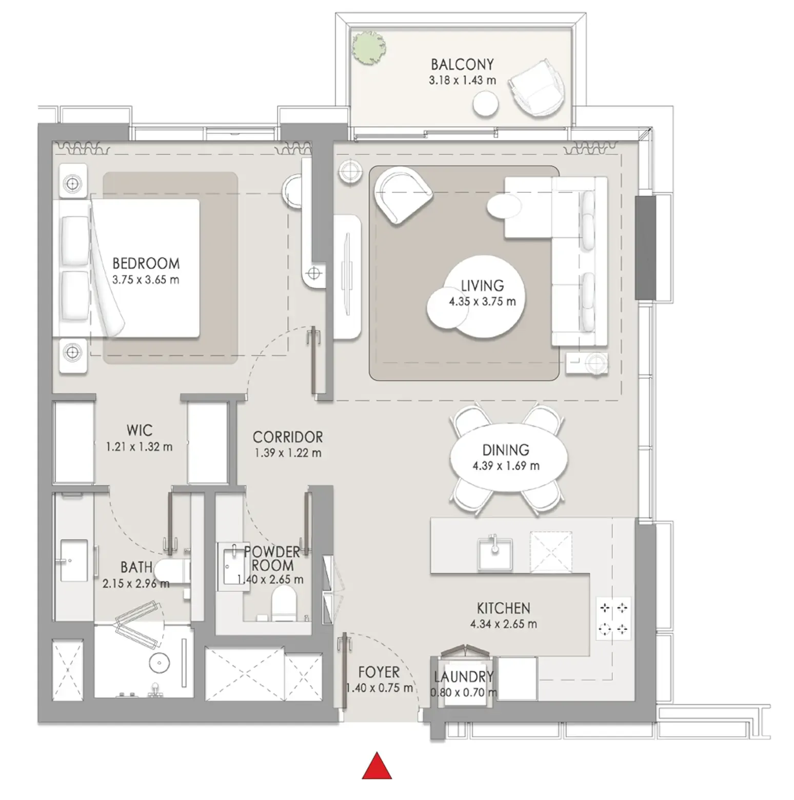 Meraas City Walk Crestlane floor plan
