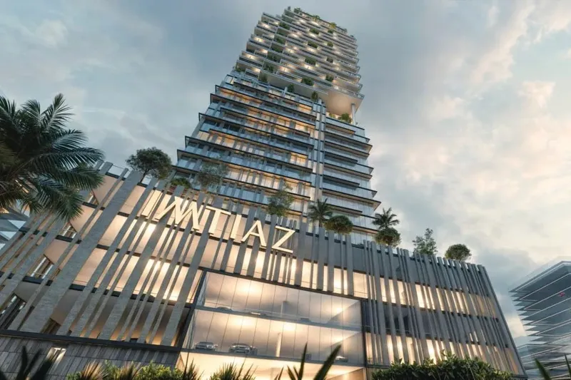 Exterior at Cove Boulevard in Dubailand Residence Complex Dubai