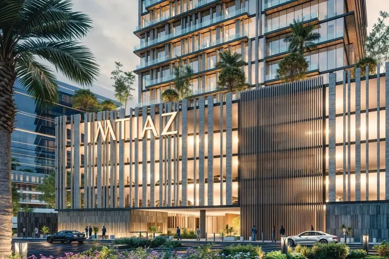 Exterior at Cove Boulevard in Dubailand Residence Complex Dubai
