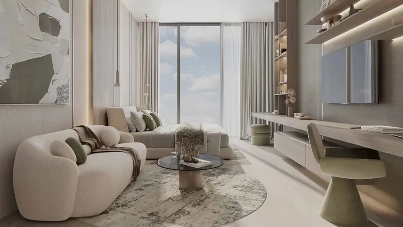Interior at Cove Boulevard in Dubailand Residence Complex Dubai