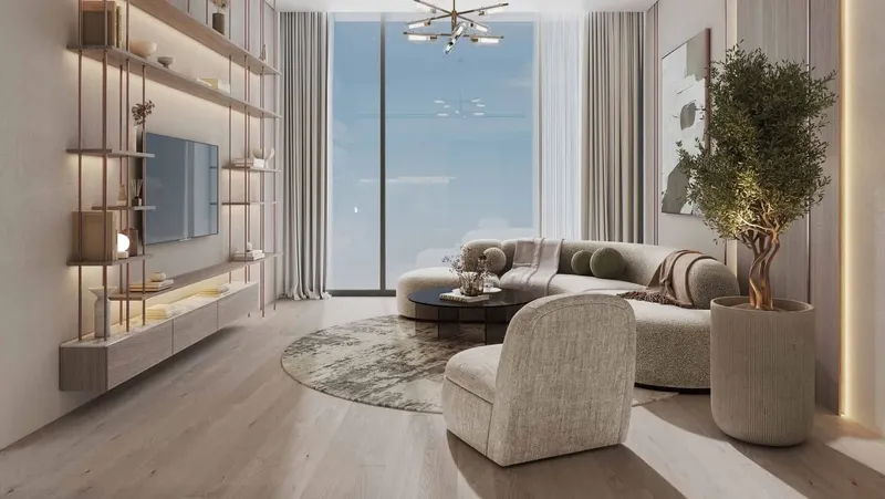 Interior at Cove Boulevard in Dubailand Residence Complex Dubai