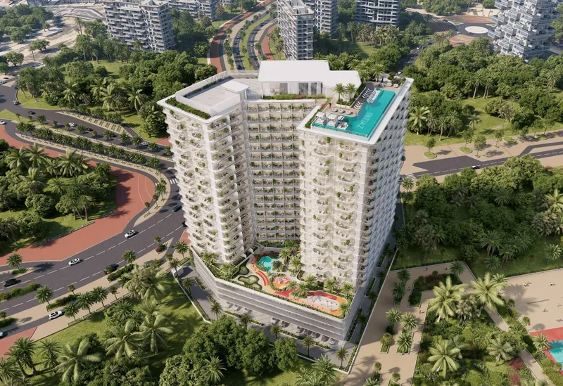 Exterior at Cove Grand in Dubailand Residence Complex Dubai
