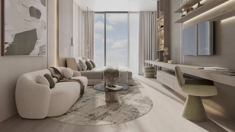 Interior at Cove Grand in Dubailand Residence Complex Dubai