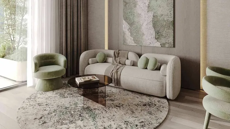 Interior at Cove Grand in Dubailand Residence Complex Dubai