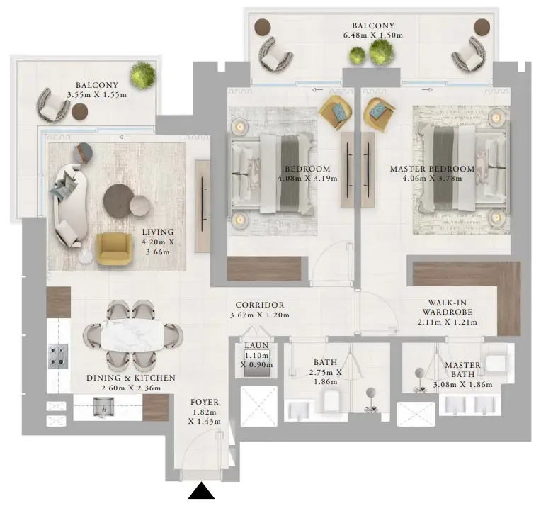 Emaar Creek Haven floor plan