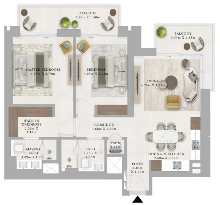 Emaar Creek Haven floor plan