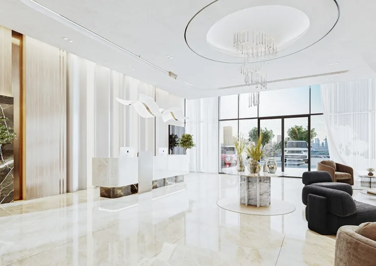 Lobby at Cresswell Views in Dubai South Dubai