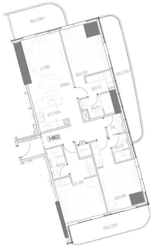 DAMAC Damac Bay 2 floor plan