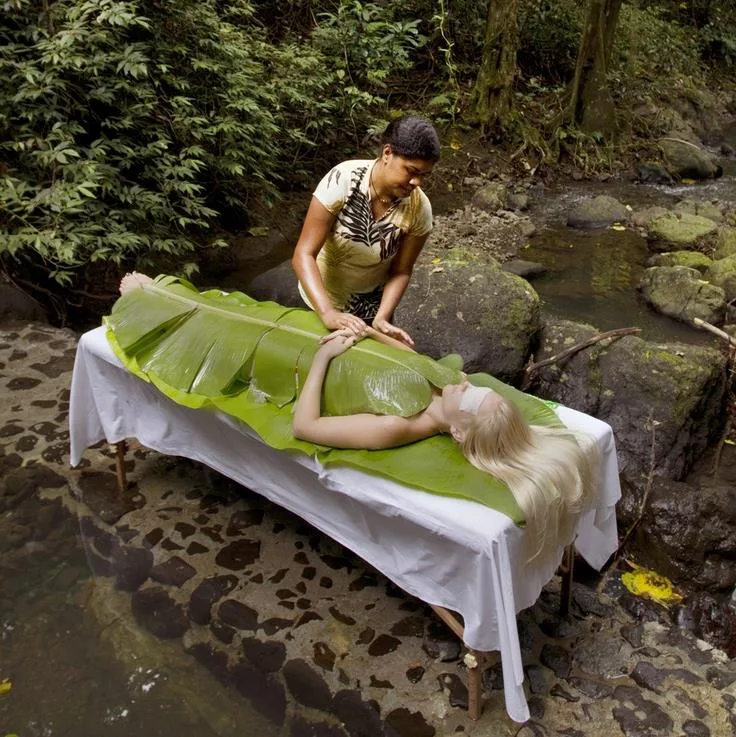 Banana Leaf Body Wrap Treatment amenity image at Damac Bay 2