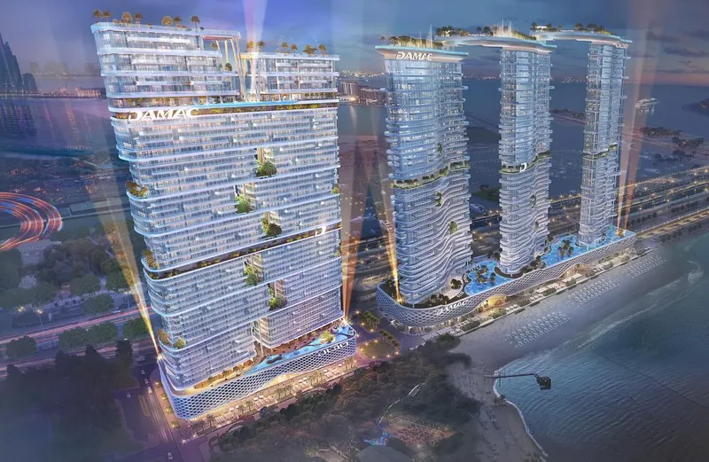 Exterior at Damac Bay 2 in Dubai Harbour Dubai