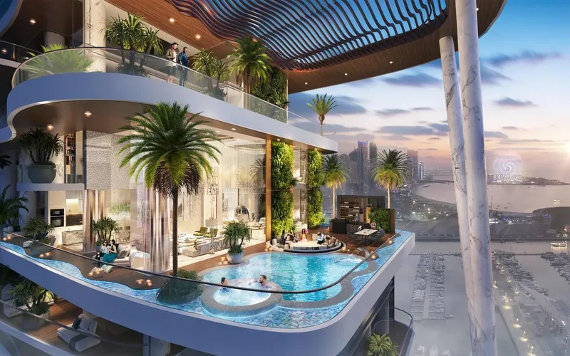 Exterior at Damac Bay 2 in Dubai Harbour Dubai