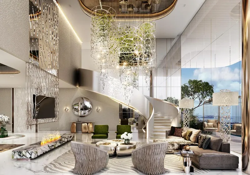 Interior at Damac Bay 2 in Dubai Harbour Dubai