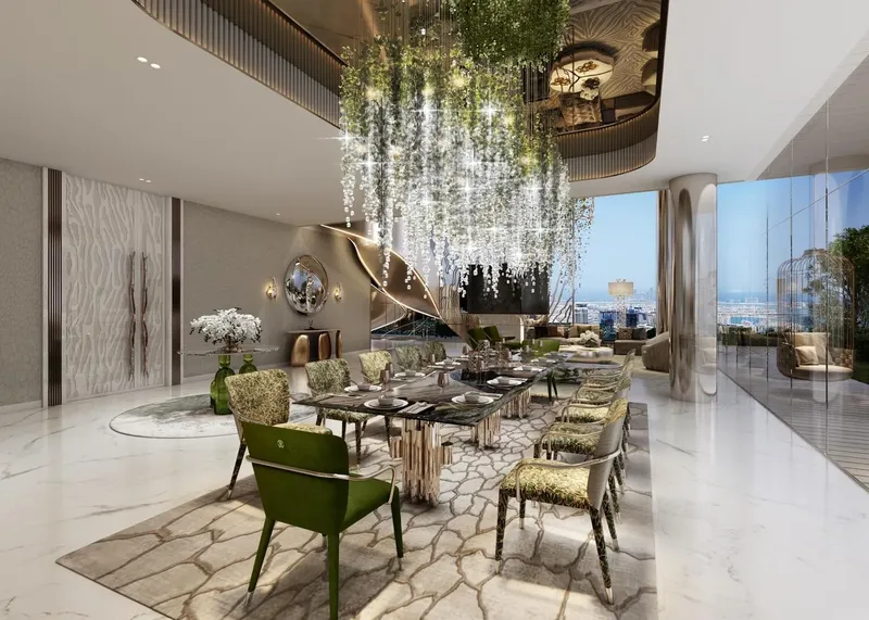 Interior at Damac Bay 2 in Dubai Harbour Dubai