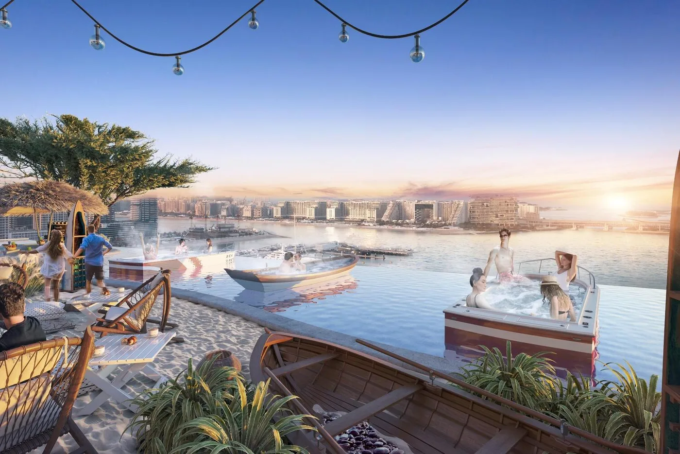 Hot Boat Tubs amenity image at Damac Bay 2
