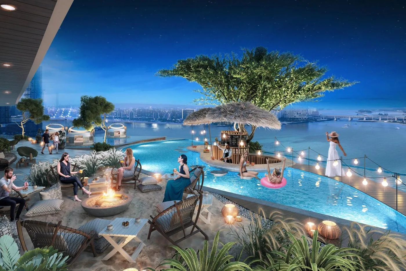 Jungle Bar amenity image at Damac Bay 2