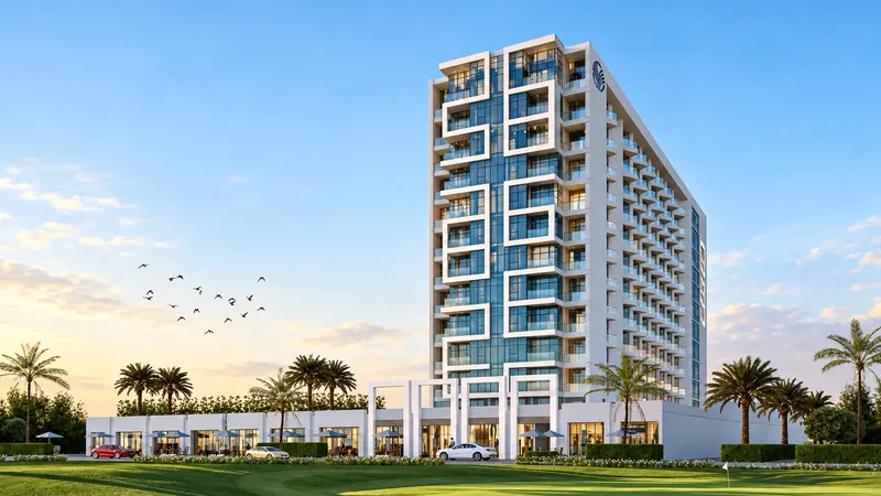 Exterior at Damac Hills 2 - Hotel Edge by Rotana in Damac Hills 2 Dubai