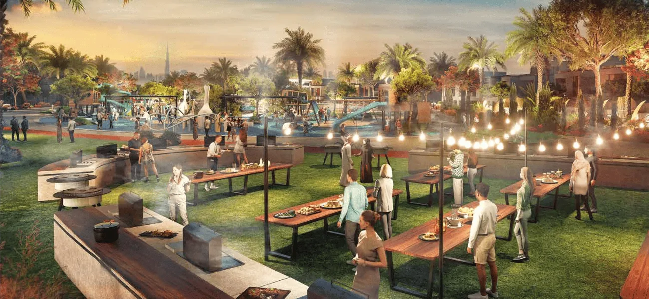 Bbq & Live Cooking Station amenity image at Damac Riverside Views