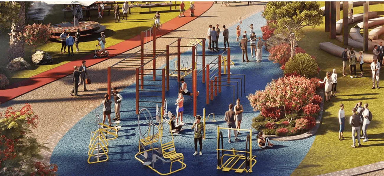 Callisthenics Stations amenity image at Damac Riverside Views