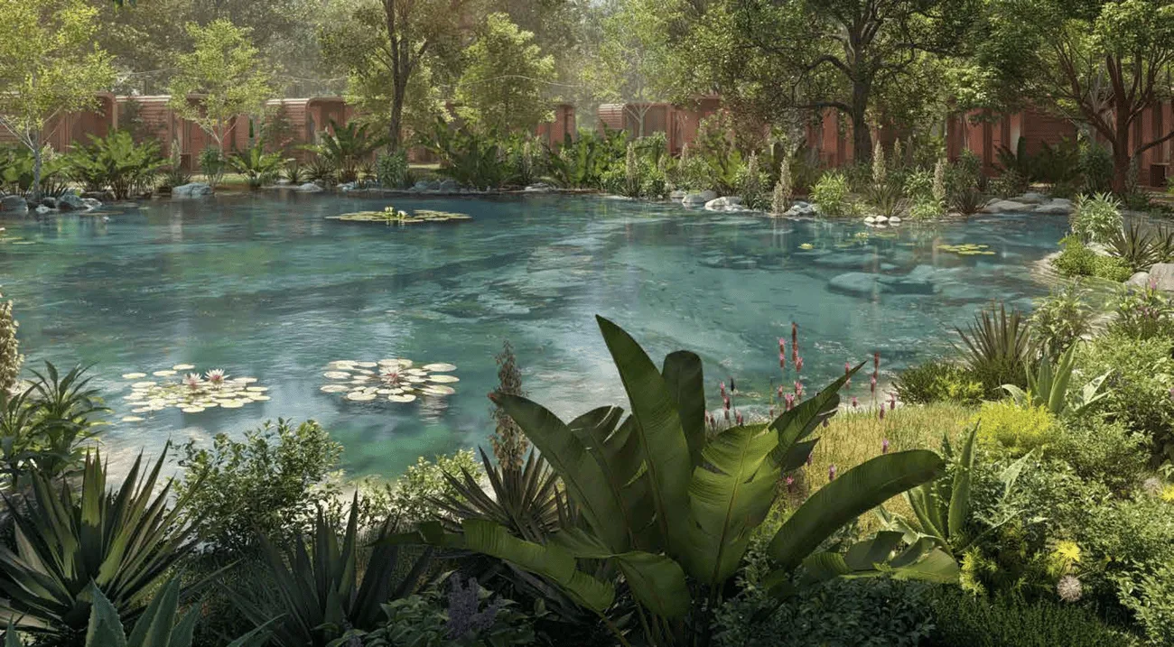 Essential Oil Lakes amenity image at Damac Riverside Views