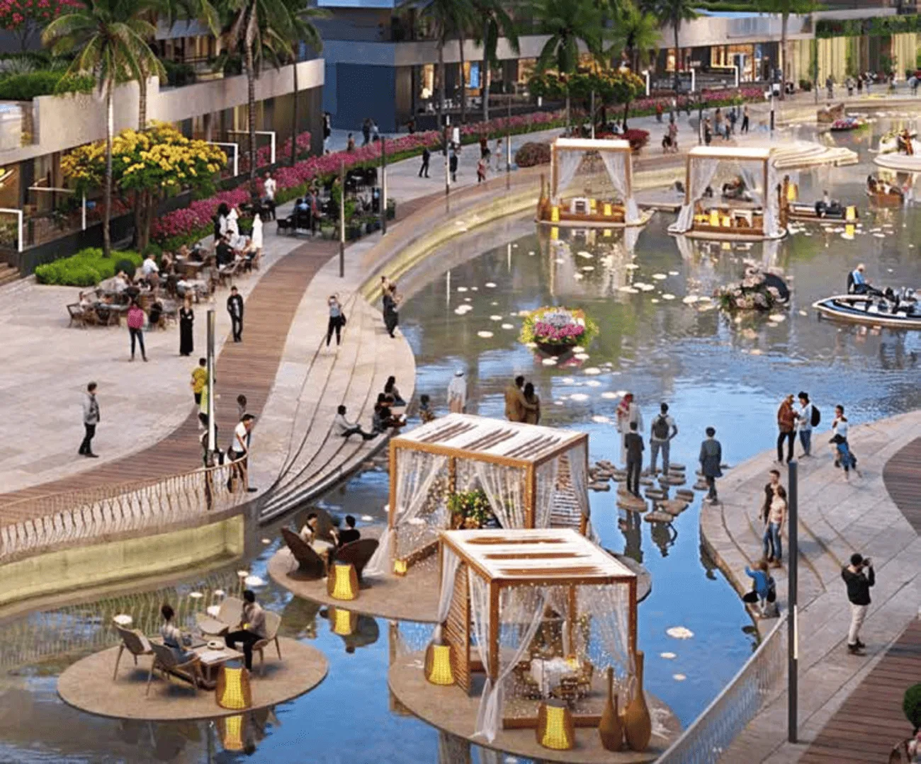 Island Restaurant amenity image at Damac Riverside Views