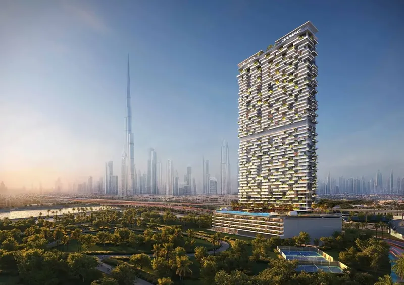 Exterior at Damac Safa Gate in Safa Park Dubai