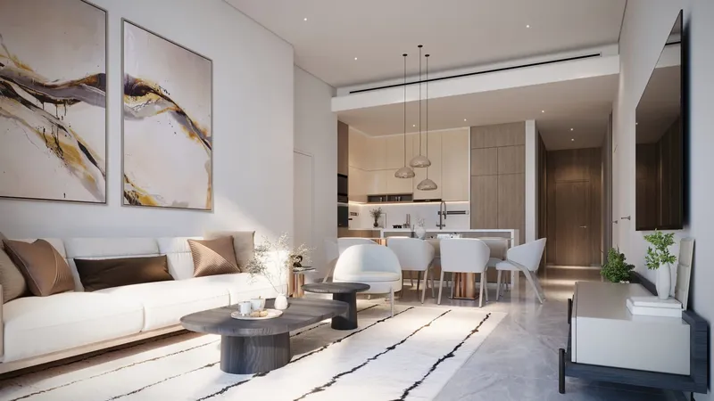 Interior at DIFC Heights Tower in DIFC (Dubai International Financial Center) Dubai
