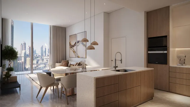 Interior at DIFC Heights Tower in DIFC (Dubai International Financial Center) Dubai