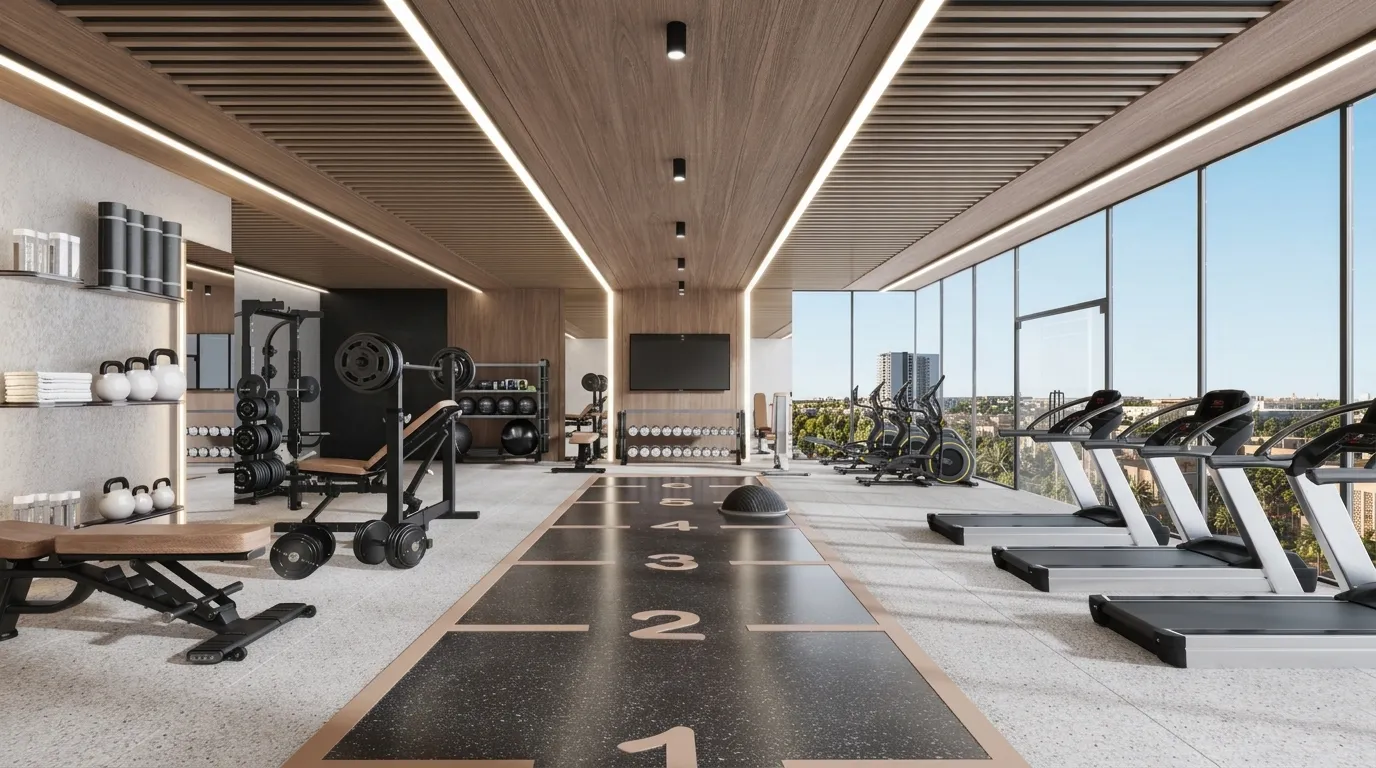 Gym amenity image at Empire Jebel Ali