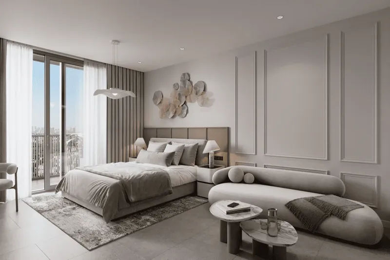 Interior at ESSENL1FE Residence in JVT (Jumeirah Village Triangle) Dubai