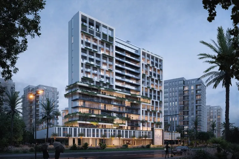 Exterior at Fairway Residences in Dubai Sports City