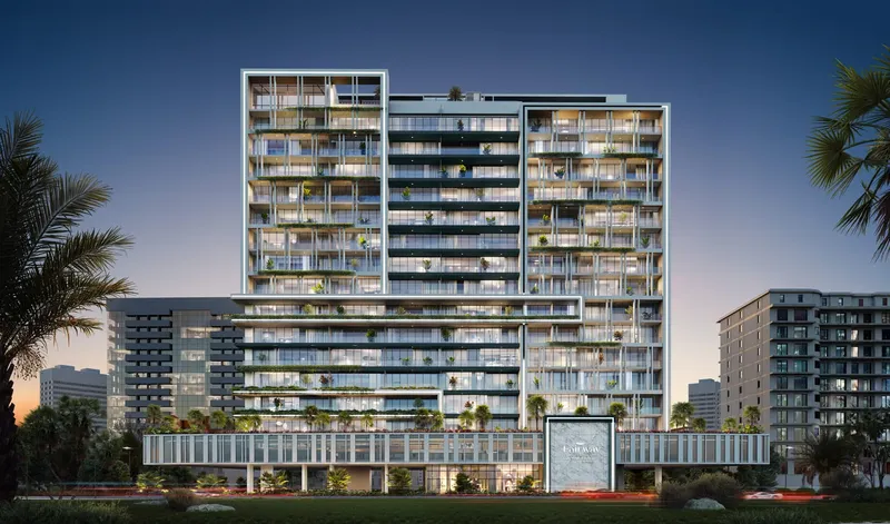 Exterior at Fairway Residences in Dubai Sports City