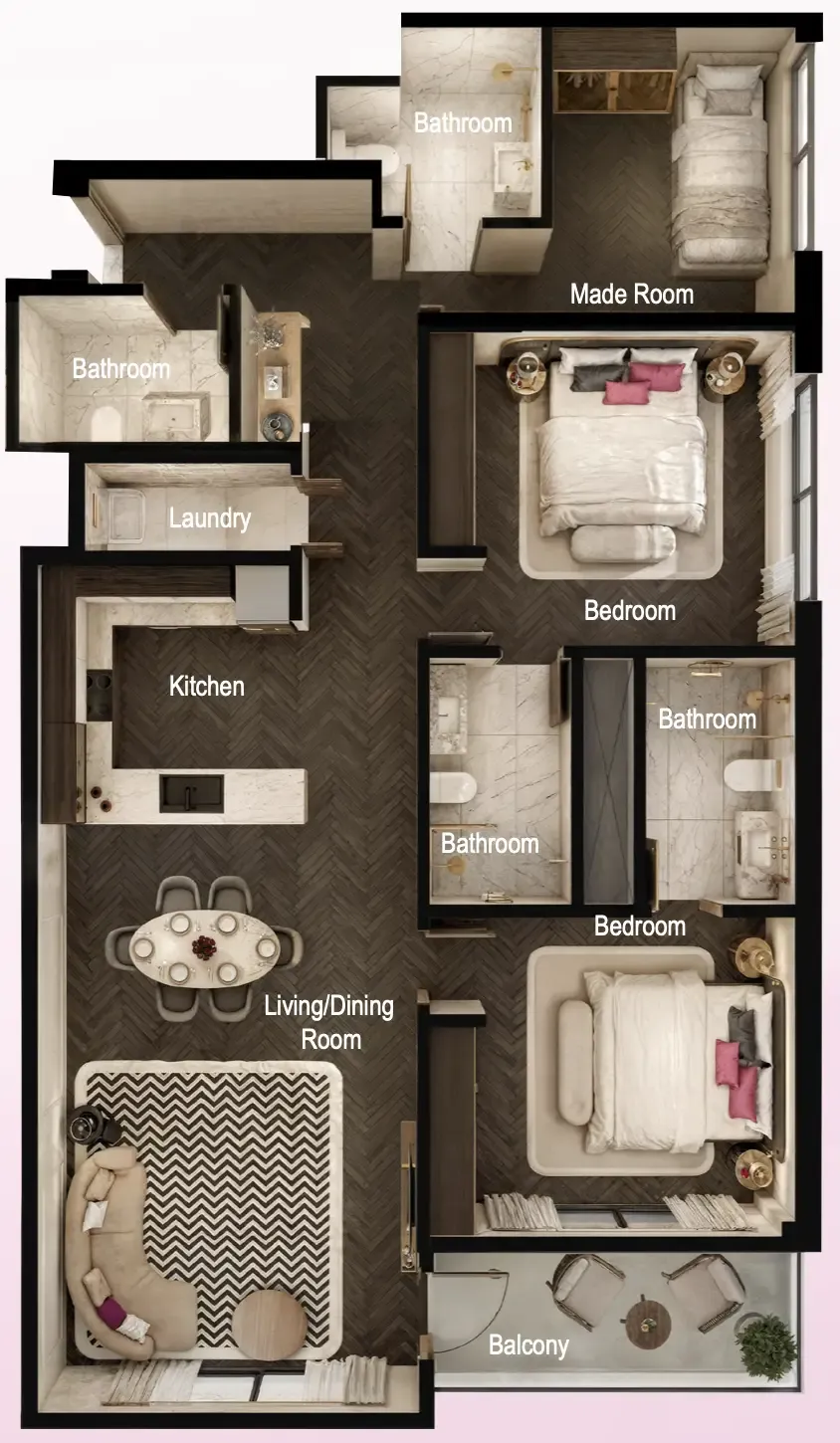 Prestige One Developments Fauchon Residences floor plan