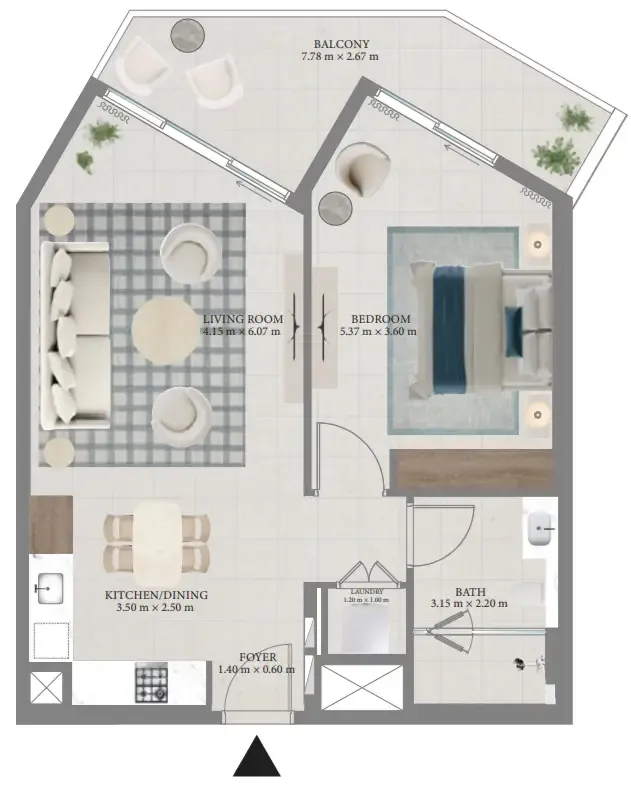 Emaar Fior 1 floor plan