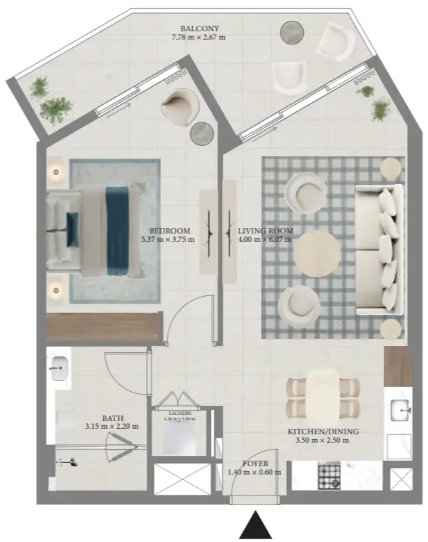 Emaar Fior 1 floor plan