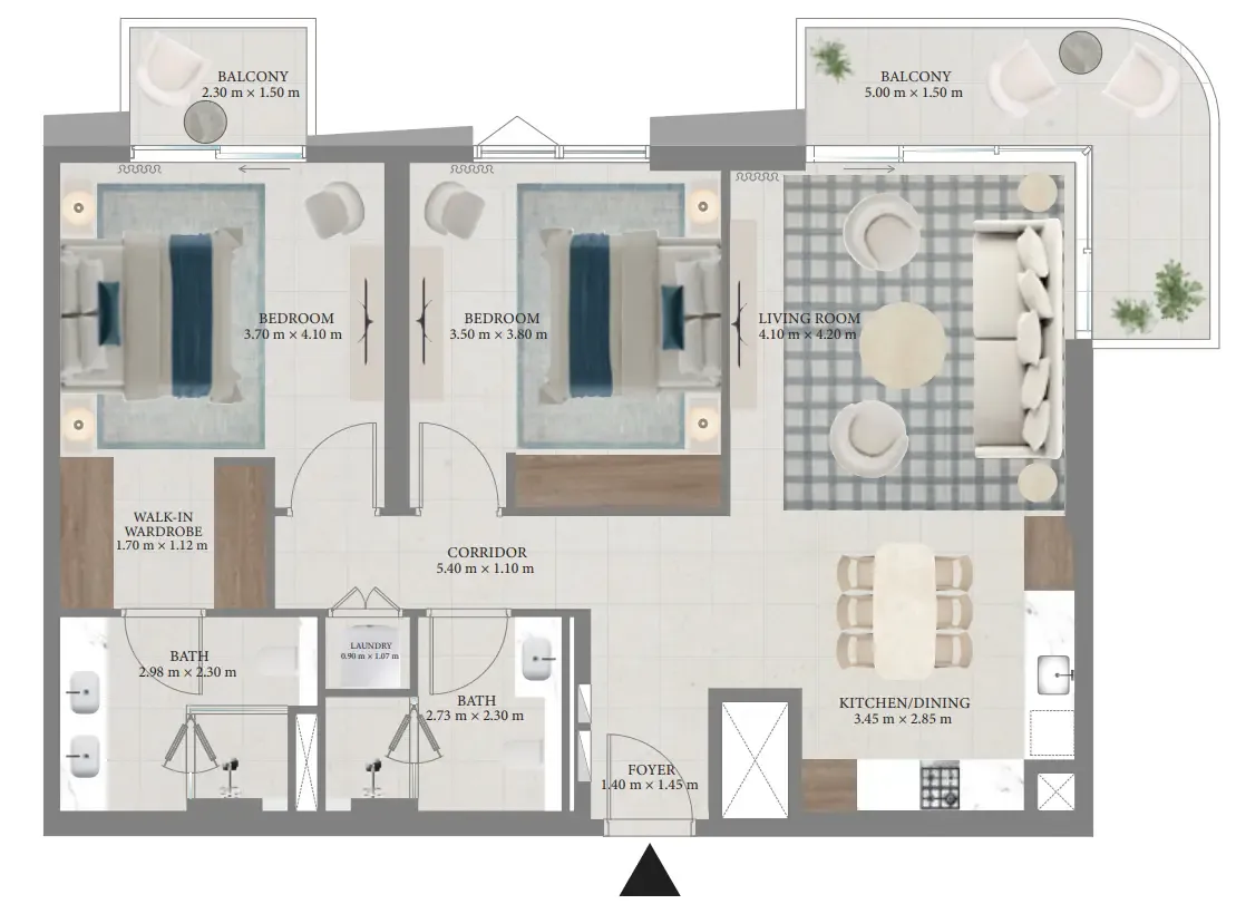 Emaar Fior 1 floor plan