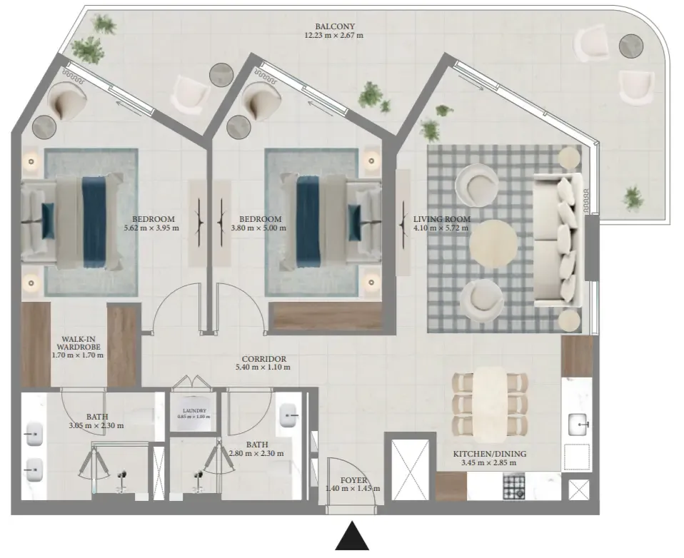 Emaar Fior 1 floor plan