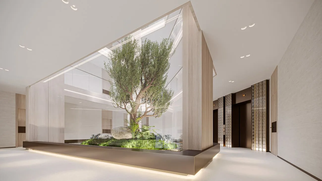 Garden Atrium amenity image at Floarea Grande