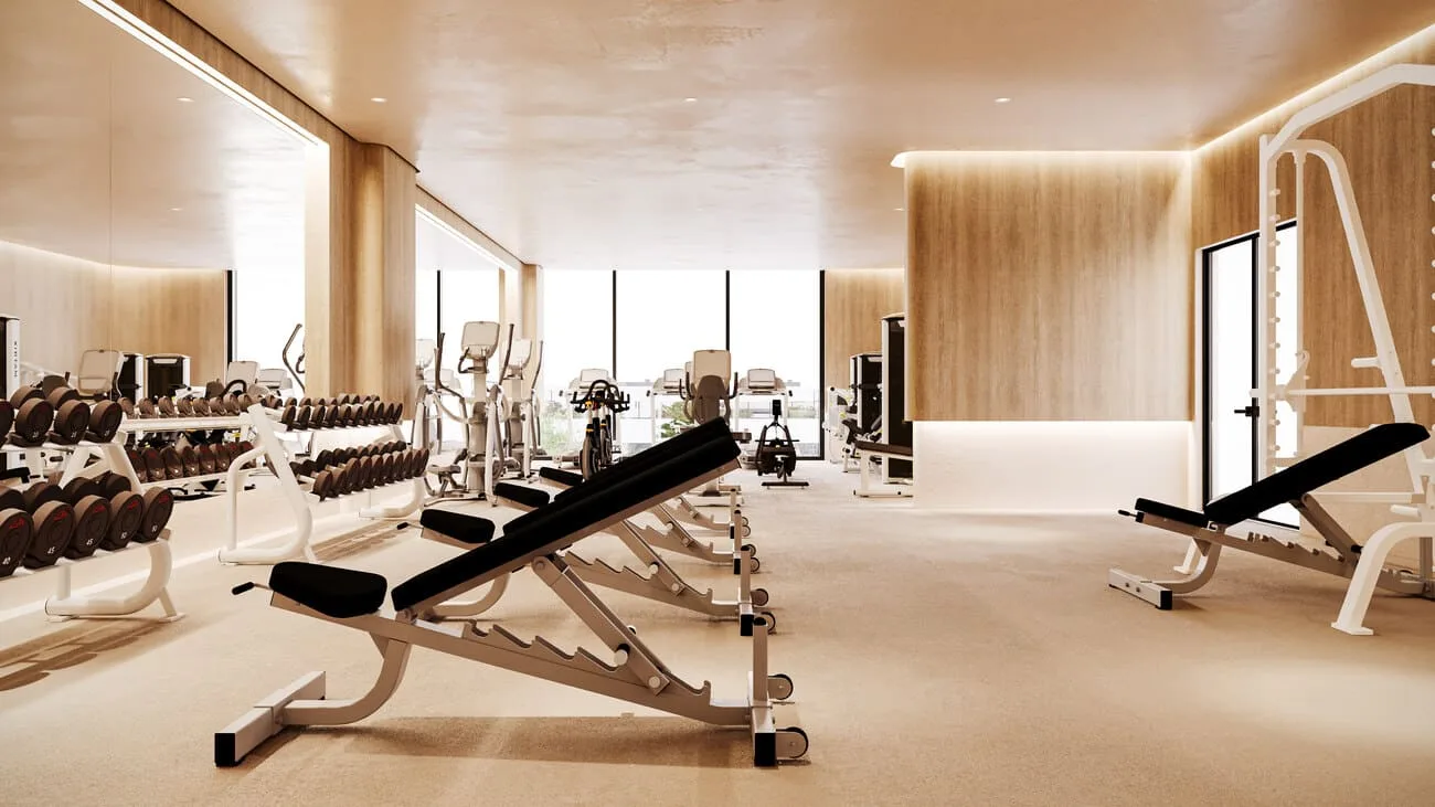 Gym amenity image at Floarea Grande