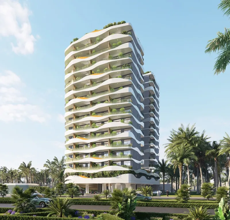 Exterior at Forest City 2 in Dubailand Residence Complex Dubai