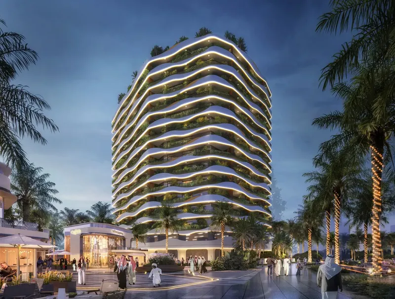 Exterior at Forest City 2 in Dubailand Residence Complex Dubai