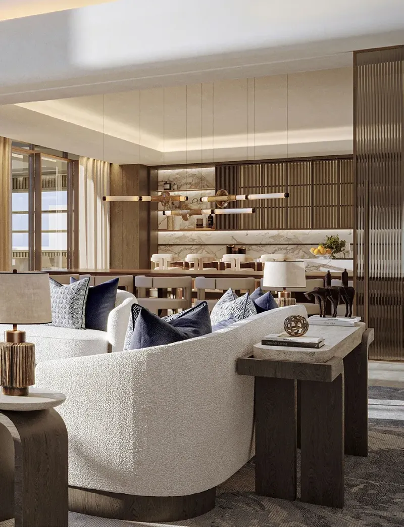 Interior at Four Seasons Private Residences Abu Dhabi at Saadiyat Beach in Al Saadiyat island Abu Dhabi