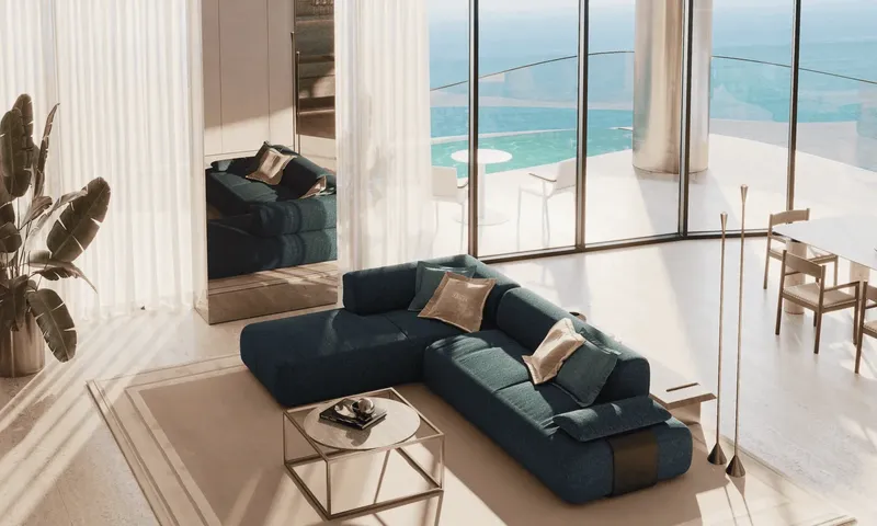 Interior at Gianfranco Ferre Residences in Al Marjan Island Ras Al Khaimah