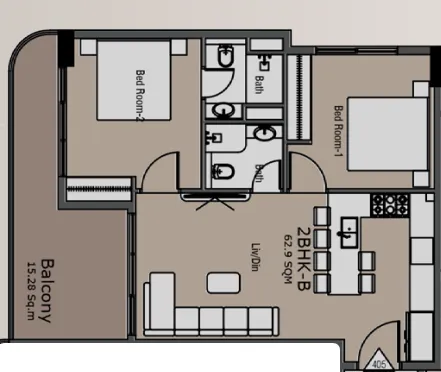 Golden Woods Golden Woods Albab Views floor plan
