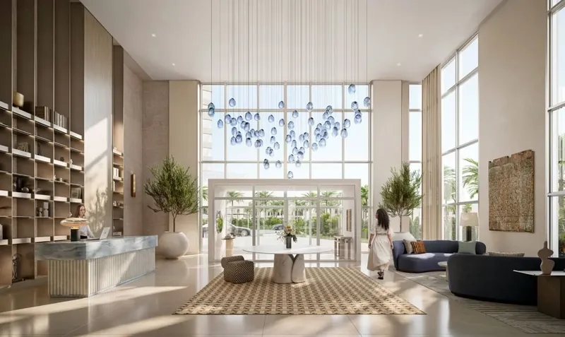 Lobby at Golf Acres in Emaar South Dubai
