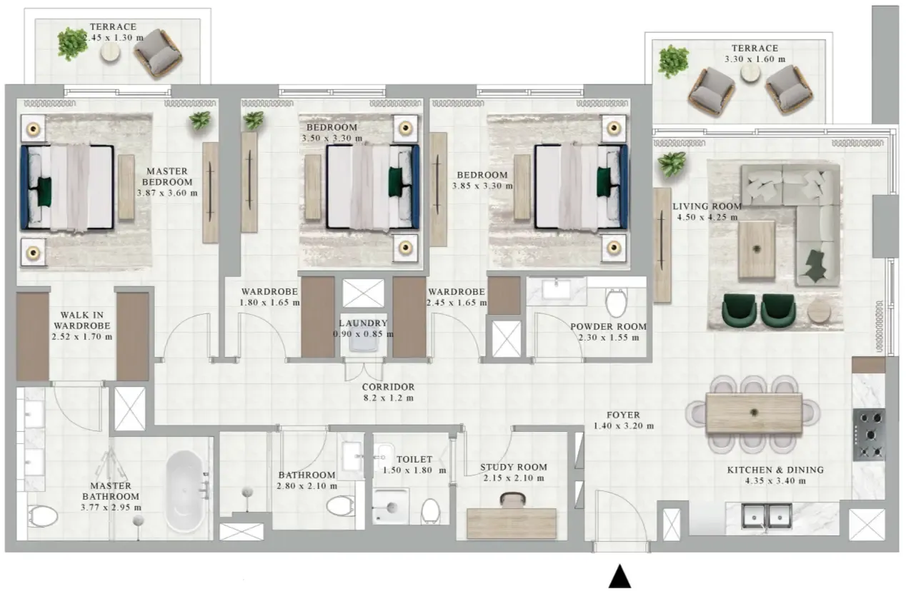 Emaar Golf Hillside floor plan