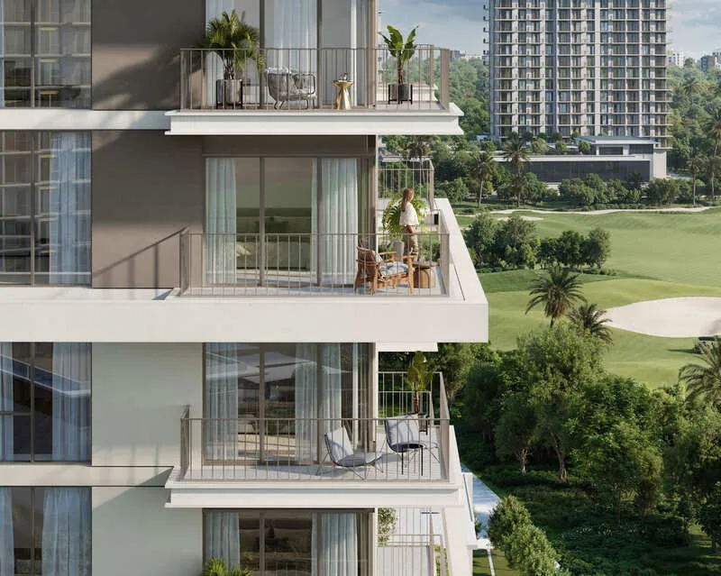 Exterior at Golf Meadow in Emaar South Dubai