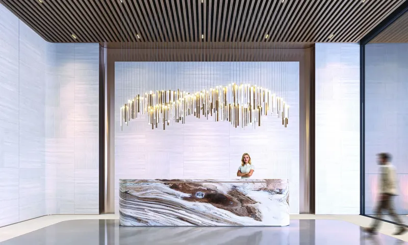 Lobby at Guzel Towers in JVT (Jumeirah Village Triangle) Dubai